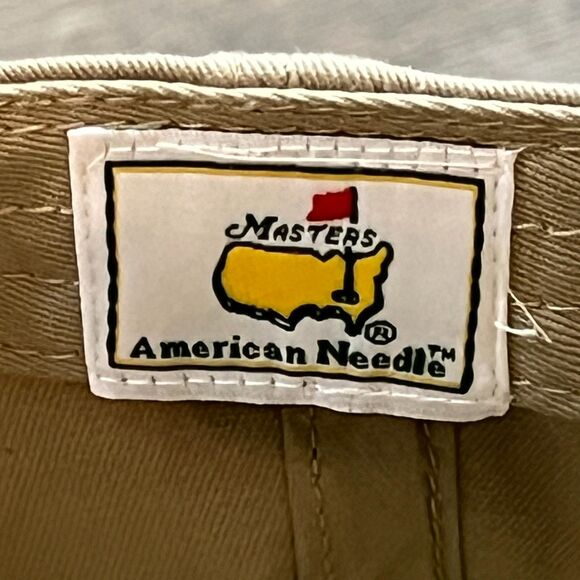 Vintage 2010 Masters Tan Khaki Hat Cap Quality Embroidered Phil Mickelson Winner - Picture 7 of 7